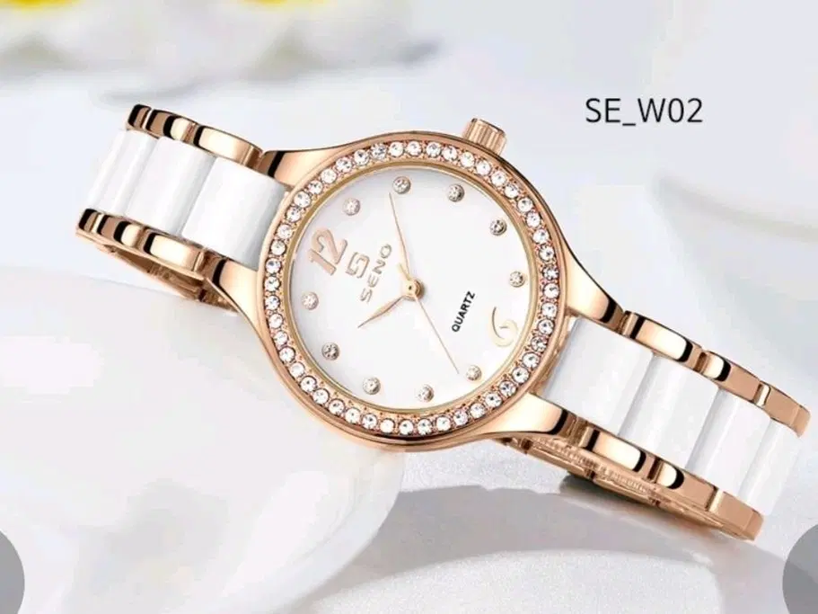 고급스런 S클래스 여성용 SENO 브랜드 SE_W02 로즈골드 컬러와 화