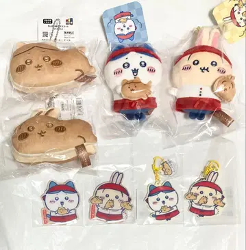 치이카와(먼작귀) 야키 하치와레 토끼 점원 마스코트 키링 마그넷