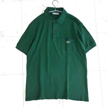 CHEMISE LACOSTE 라코스테 플라라코 반팔 피케 셔츠 그린 4