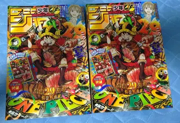 주간 소년 점프 29호 ONE PIECE 부록 카드 포함 2권