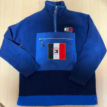 TOMMY HILFIGER 플리스 자켓 하프 지퍼