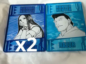 HUNTER x HUNTER 넨 능력 아크릴 카드 레이저 이르미 세트