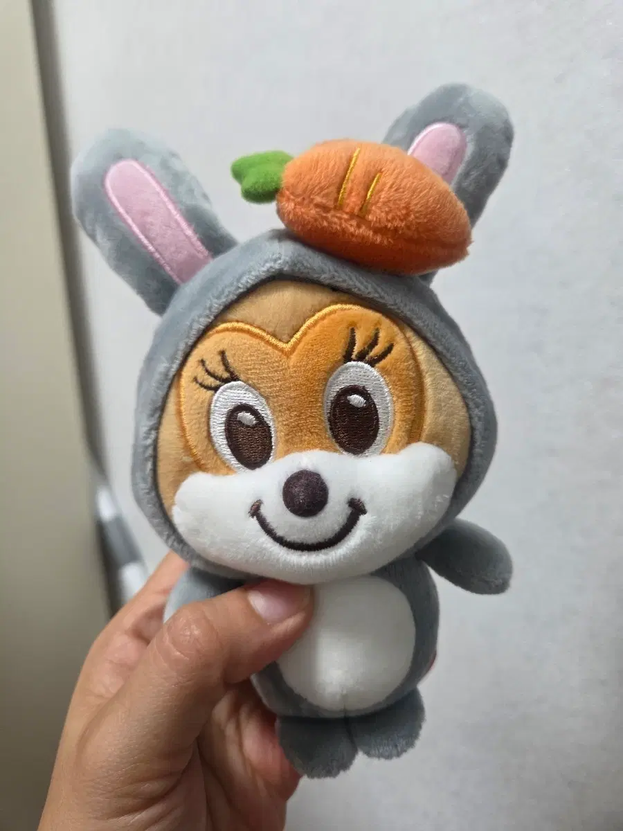 토끼 인형 당근 모자