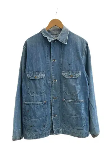 70년대 빅맥 데님 커버올 빈티지