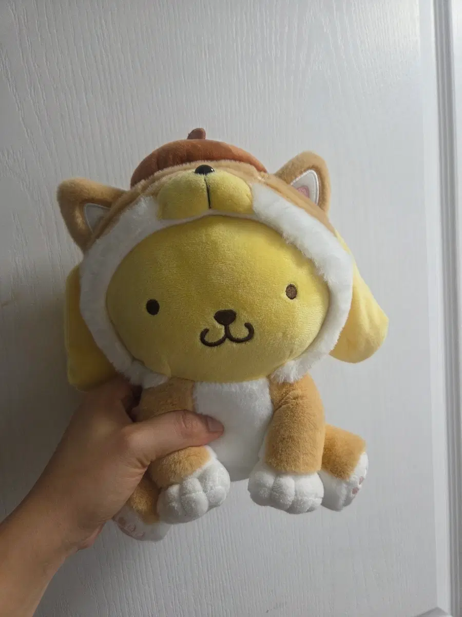 산리오 시바견 인형 옐로우