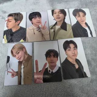 7장 일괄 아리랑 위버스 특전 포카 a 세트 방탄 bts