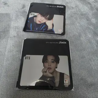 미개봉 2장일괄  방탄소년단 지민 윤기 슈가 bts