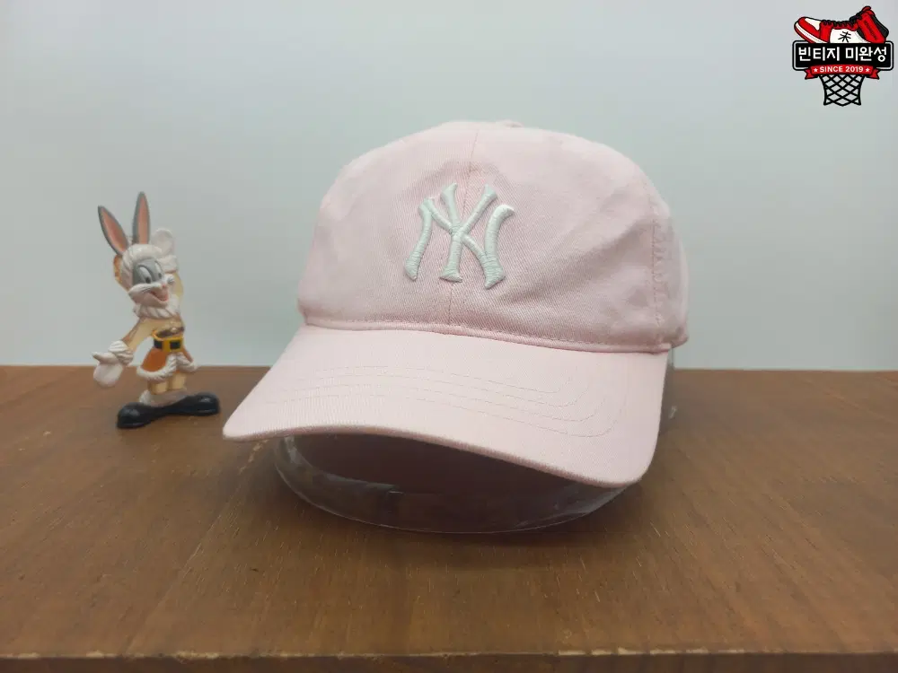 MLB 키즈 뉴욕양키스 아동용 야구 모자 볼캡 핑크