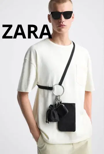 자라 ZARA 남성용 파우치 숄더백 airpods 대응 완판템