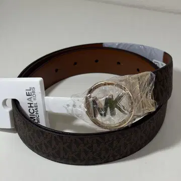 Michael Kors 벨트 2XL MK 버클 브라운 리버서블