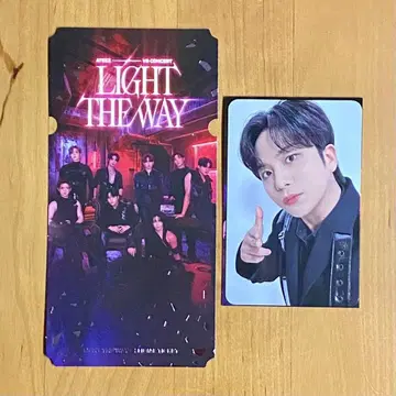 ATEEZ VR 트레이딩 카드 티켓 산 윤호 우영 혜택 종호 세트