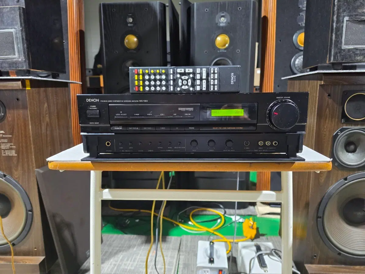 DENON AVC-1000 리시버 앰프 리모컨 포함