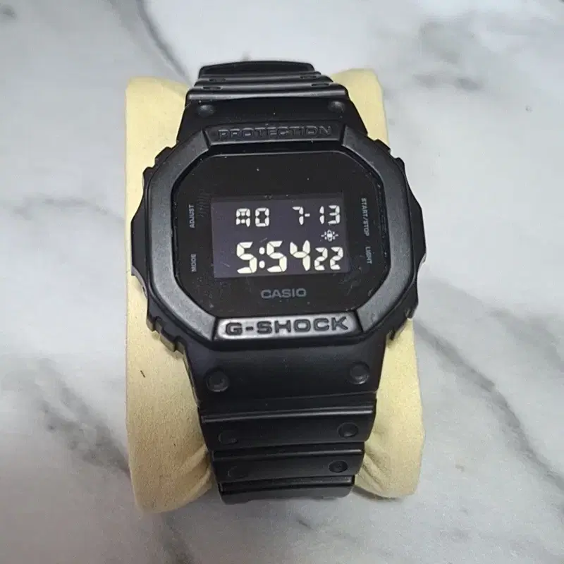 카시오 G-SHOCK 남성용 시계 블랙