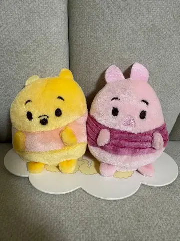 디즈니 ufufy 우후피 푸우 피글렛 MINISET 택 포함