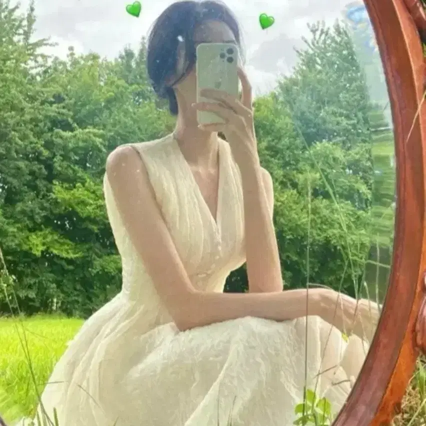 라벨르블랑 로즈 주름 원피스 S