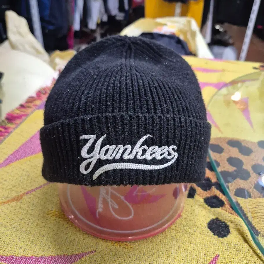 MLB 뉴욕 양키즈 니트 비니 블랙