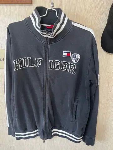TOMMY HILFIGER 사이드 라인 트랙 자켓 더블 풀 집업
