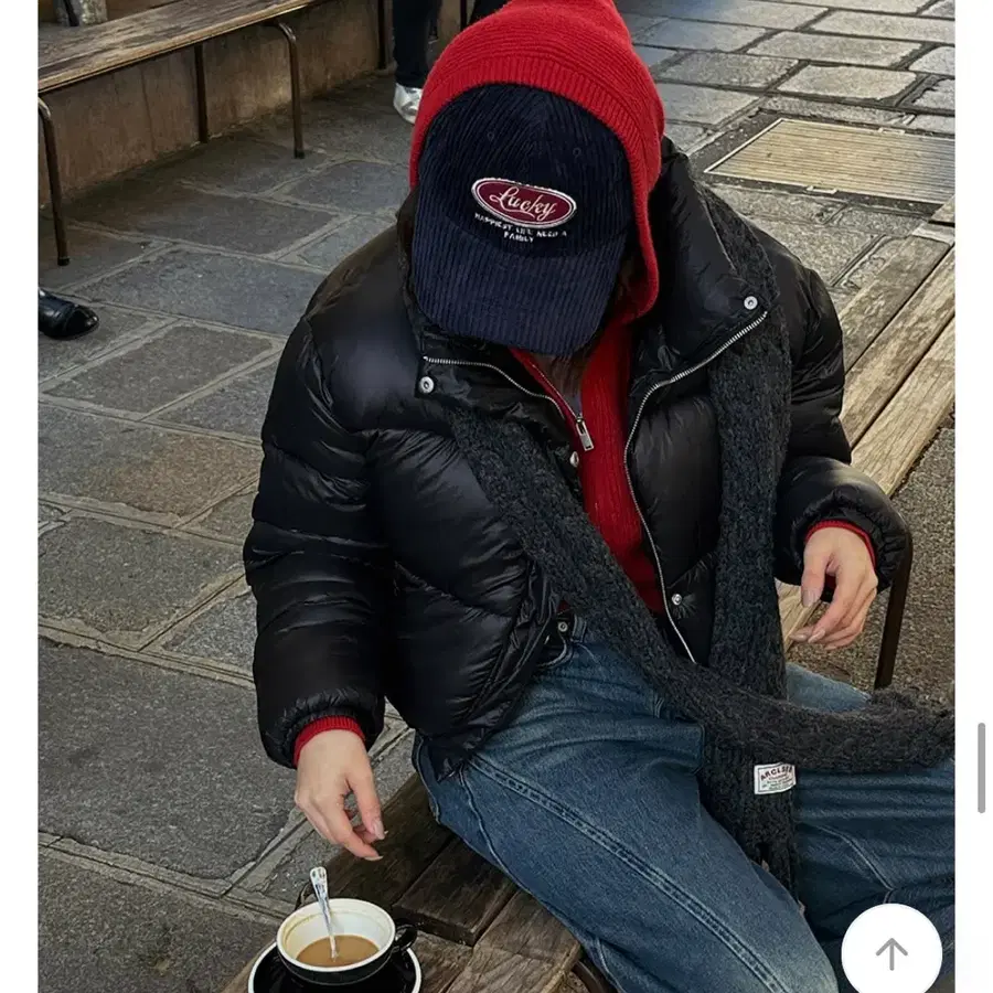 먼데이오프 자체제작 숏패딩