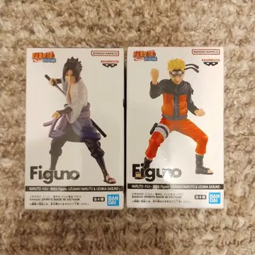 NARUTO 피규노 우즈마키 나루토 & 우치하 사스케 2종 세트