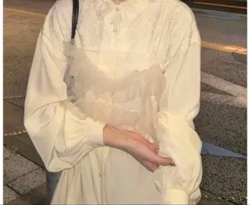 Eaphi 빈티지 라이크 레이스 블라우스