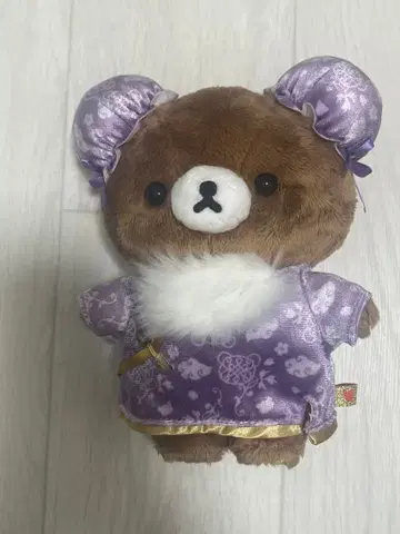 리락쿠마 봉제 인형 차이로이코구마 중화풍 차이나