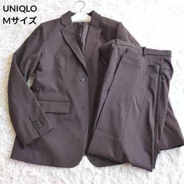 UNIQLO 테일러드 스마트 앵클 팬츠 셋업 브라운 M