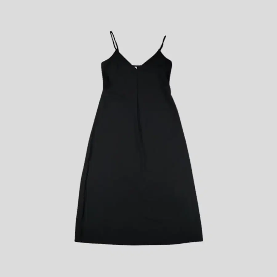 DKNY 도나카란뉴욕 블랙 핀턱 네트 그물 브이넥 슬리브리스 민소매 롱