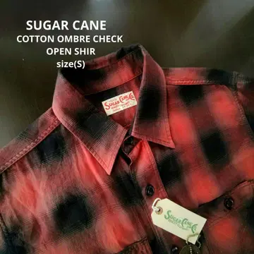 슈가케인 SUGAR CANE 반팔 워크 셔츠 사이즈 S 새상품급