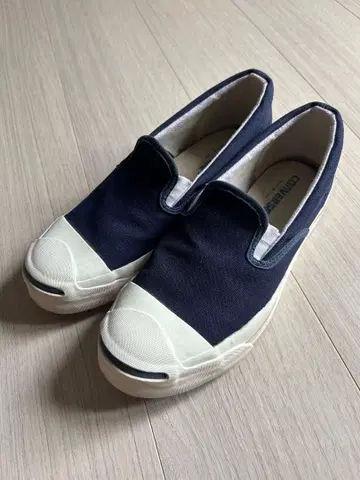 80's Converse Jack Purcell 슬립온 네이비