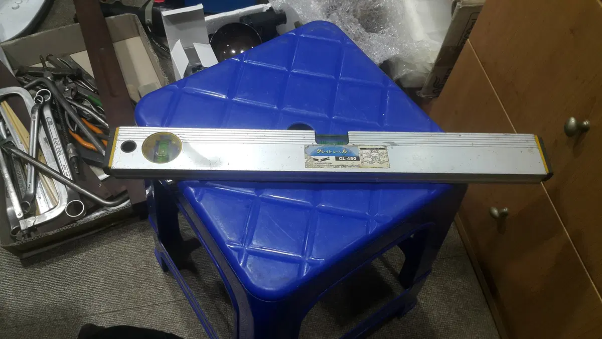 중고 니이가라센 450 mm 야광 수평계