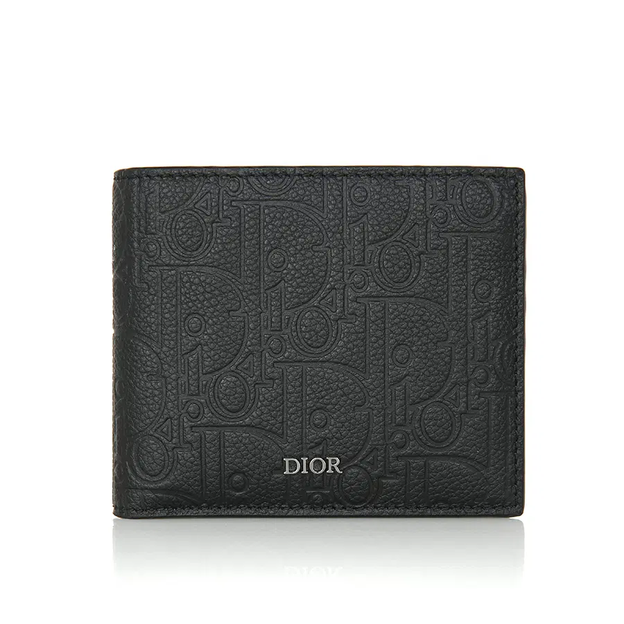 디올 그래비티 반지갑 블랙 Dior Gravity 2ESBH027FLG