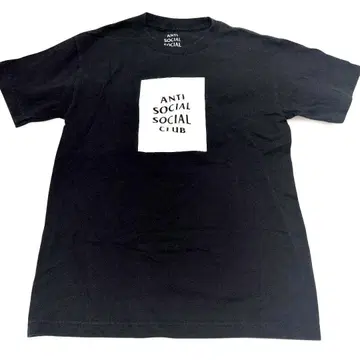 32ANTI SOCIAL SOCIAL CLUB 로고T셔츠 블랙 S