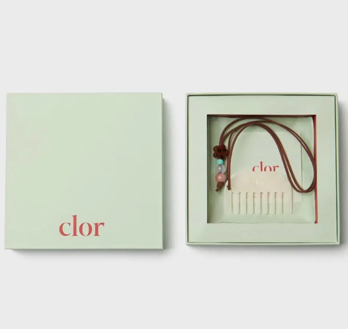 clor 빗 목걸이 comb 키링
