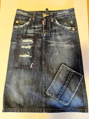 DSQUARED2 디스퀘어드 데님 스커트 빈티지 40