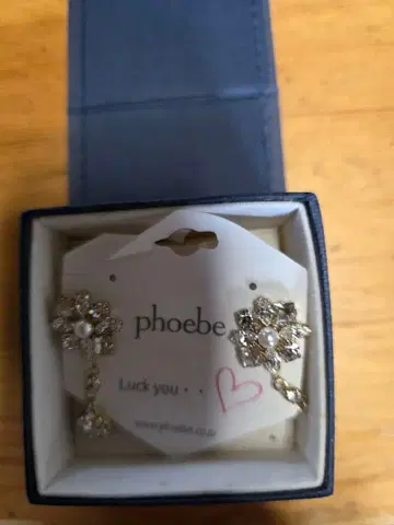 phoebe 비쥬 펄 귀걸이