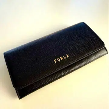 [ 새상품 미사용 ] FURLA 접이식 지갑 블랙