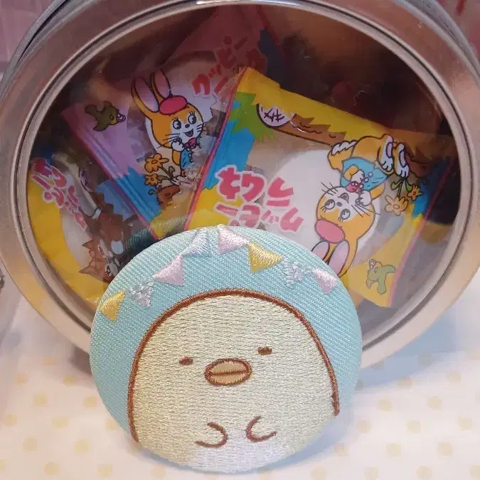 스미코구라시 자수틴뱃지(일본직수입상품)