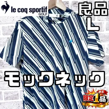 [ 선착순 ] 르꼬끄골프 남성용 반팔 모크넥 셔츠 L 올 패턴