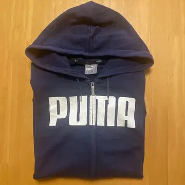 PUMA 풀 집업 후드티 네이비 XL