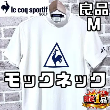 [ 선착순 ] 르꼬끄골프 남성용 반팔 모크넥 M 화이트/화이트