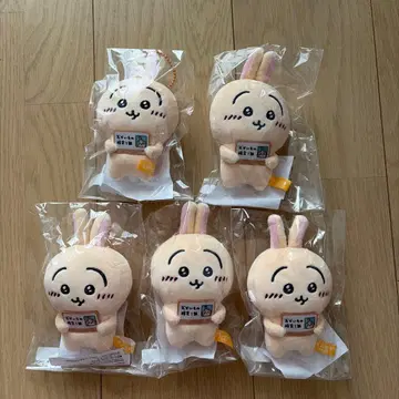 치이카와 에포스카드 토끼 마스코트 5개 세트
