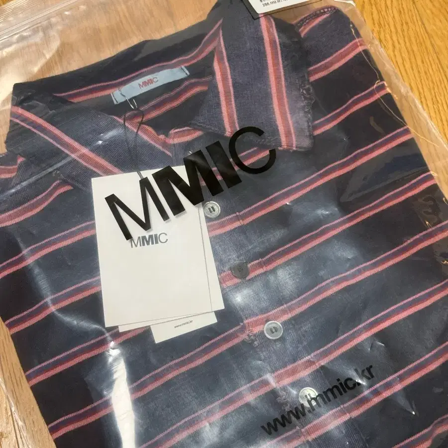 MMIC 썬스트라이프 폴로 반팔 핑크