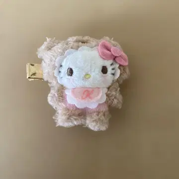 산리오 라떼곰 키티 헤어핀