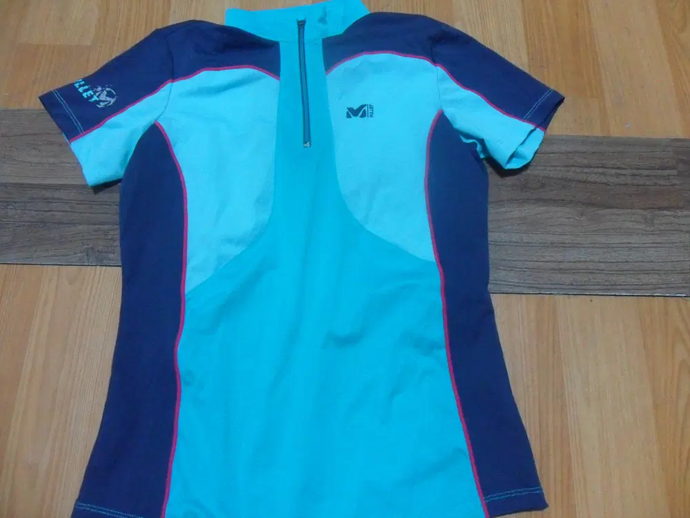 6천원구제 밀레 여성 반팔 반집업 티셔츠 등산복 4