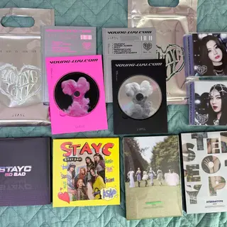 스테이씨 앨범 포카 미공포 에이셉 쏘배드 영러브닷컴 색안경 포스터 굿즈