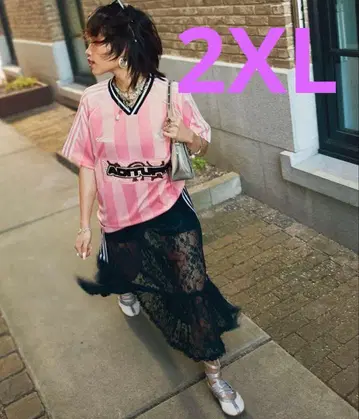 아디다스 비즈 저지 핑크 2XL