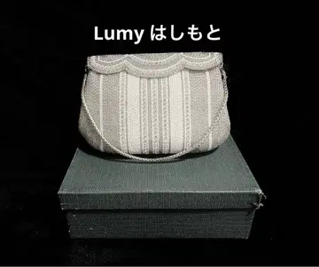 Lumy 하시모토 기모노 가방 비즈 파티 핸드백