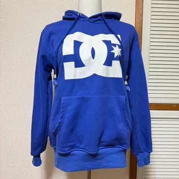 새상품급 DC 로고 빅 프린트 후디 M 블루