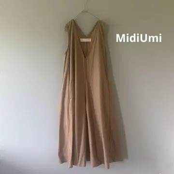 MidiUmi 오버 사이즈 살로펫 코튼 네이비 일본제