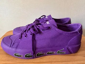 LACOSTE GRIPSHOT 퍼플 스니커즈 24.5cm